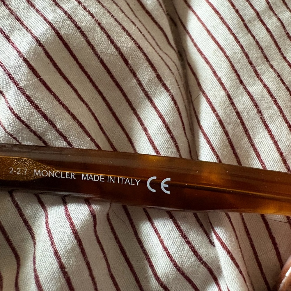 NWOT ML 0400 Moncler Brown Sunglasses. Never Worn. - Picture 5 of 9